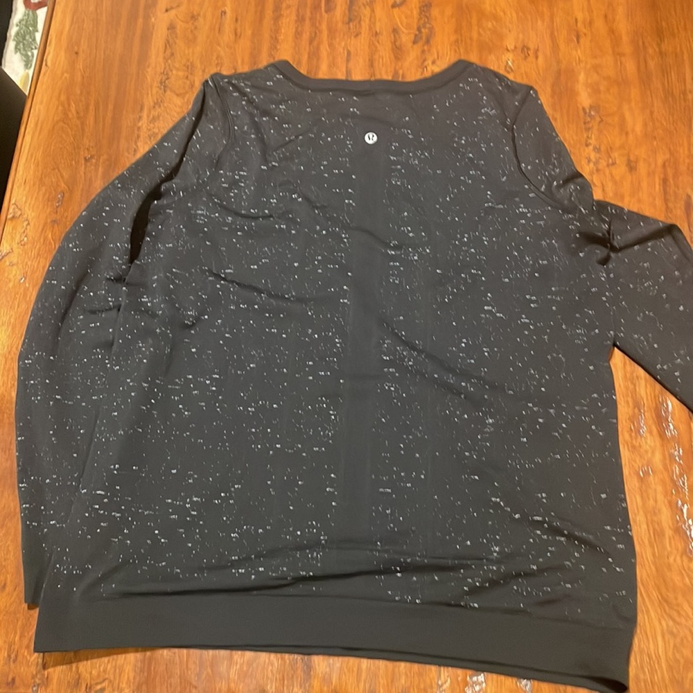 Lululemon Swiftly Tech, Black And Gray Marled, Lo… - image 2